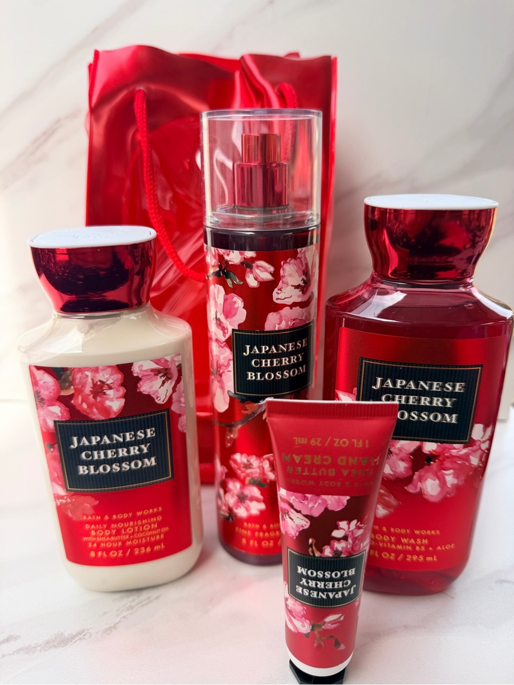 Bath & Body Works Japanese Cherry Blossom Set
